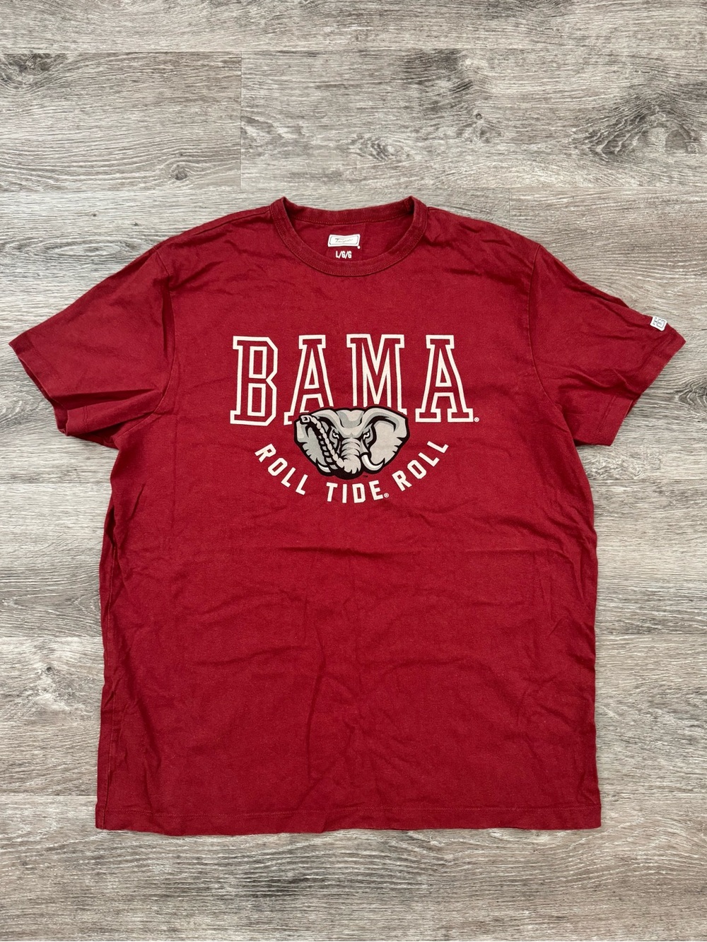 BAMA Red Graphic Crewneck T-Shirt - Roll Tide Roll
